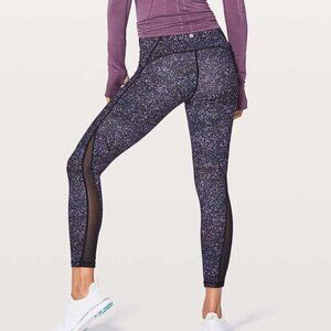 Lululemon Train Times 7/8 Pant 25" - 4 Crystalline Multi / Black